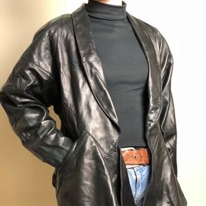 Asymmetrical Leather Jacket